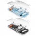 Беспроводная мышь WIWU Crystal WM105 Dual bluetooth+2.4G