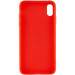 Фото Силиконовый чехол Candy для Apple iPhone X / XS (5.8") (Красный) на vchehle.ua