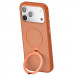 Фото TPU+PC чехол Metal Buttons with Magnetic Safe Colorful HQ Ring для Apple iPhone 17 Pro Max (6.9") (Orange) на vchehle.ua