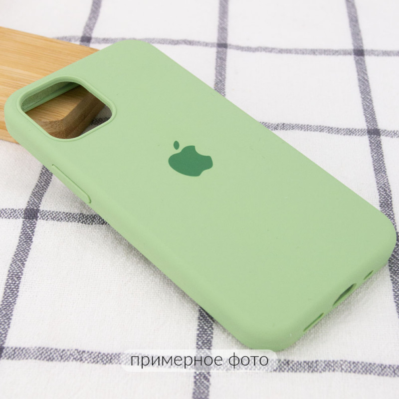 Фото Чехол Silicone Case Full Protective (AA) для Apple iPhone 16 Pro (6.3") (Мятный / Mint) на vchehle.ua