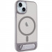 TPU+PC чохол Stand case на Apple iPhone 15 (6.1") (Grey)