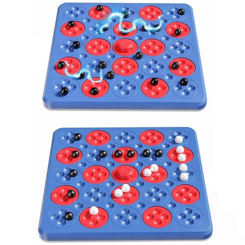Фото Настольная интерактивная игра Ummi ME-194 Magnetic Chess Game 5 in a Row (Blue) в магазине vchehle.ua