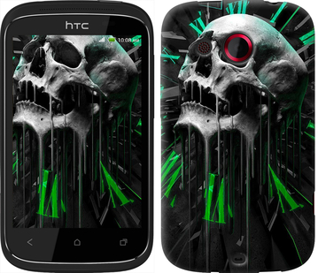 

Чохол Череп-годинник на HTC Desire C A320e 352726