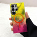 Фото Чехол TPU Shiny Mountain (MagFit) для Samsung Galaxy S24 Ultra (Yellow / Pink) на vchehle.ua