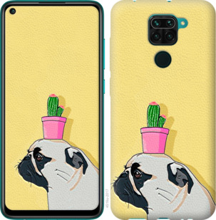 

Чохол Мопс з кактусом на Xiaomi Redmi Note 9 933957