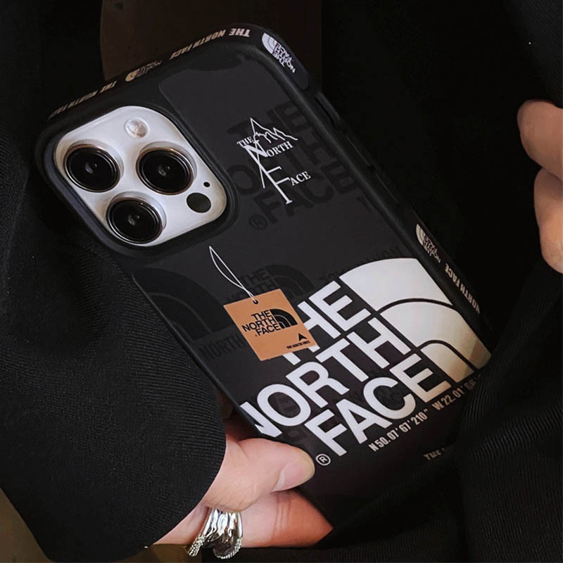 Фото TPU чохол The North Face на Apple iPhone 13 Pro Max (6.7") (Black) в маназині vchehle.ua