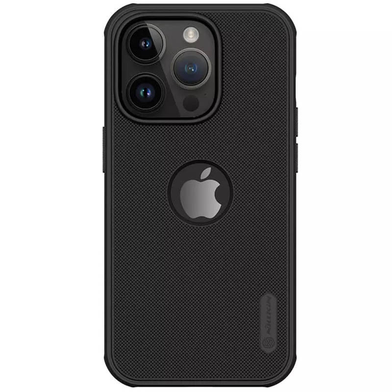 Чехол Nillkin Matte Pro с лого для Apple iPhone 14 Pro (6.1") (Черный)