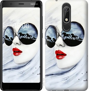 

Чехол Девушка акварелью для Nokia 5.1 670078