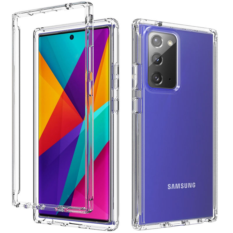 

Чохол TPU + PC Full Body з захистом 360 на Samsung Galaxy Note 20 (Прозорий) 1058414