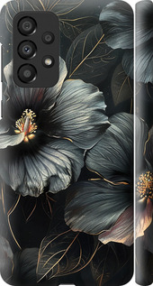 Чехол Черные цветы для Samsung Galaxy A33 5G A336B