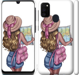 

Чохол Дівчина з картою для Samsung Galaxy M30s﻿ 860670