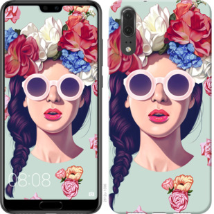 

Чехол Девушка с цветами для Vivo V17 Neo 778732