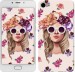 Чехол Девушка с цветами v2 для Meizu U10