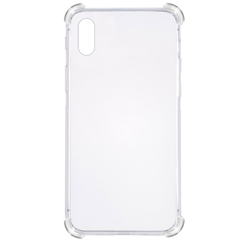 TPU чохол GETMAN Ease logo посилені кути на Apple iPhone XS Max (6.5") (Прозорий / Transparent)