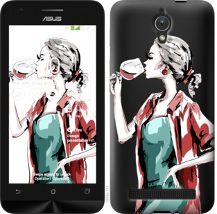 

Чехол Девушка с бокалом для Asus ZenFone C ZC451CG 841858