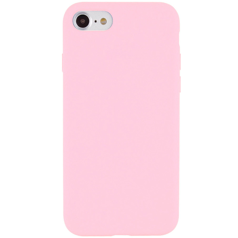 Чохол Silicone Case Full Protective (AA) NO LOGO на Apple iPhone 6/6s (4.7") (Рожевий / Light pink)