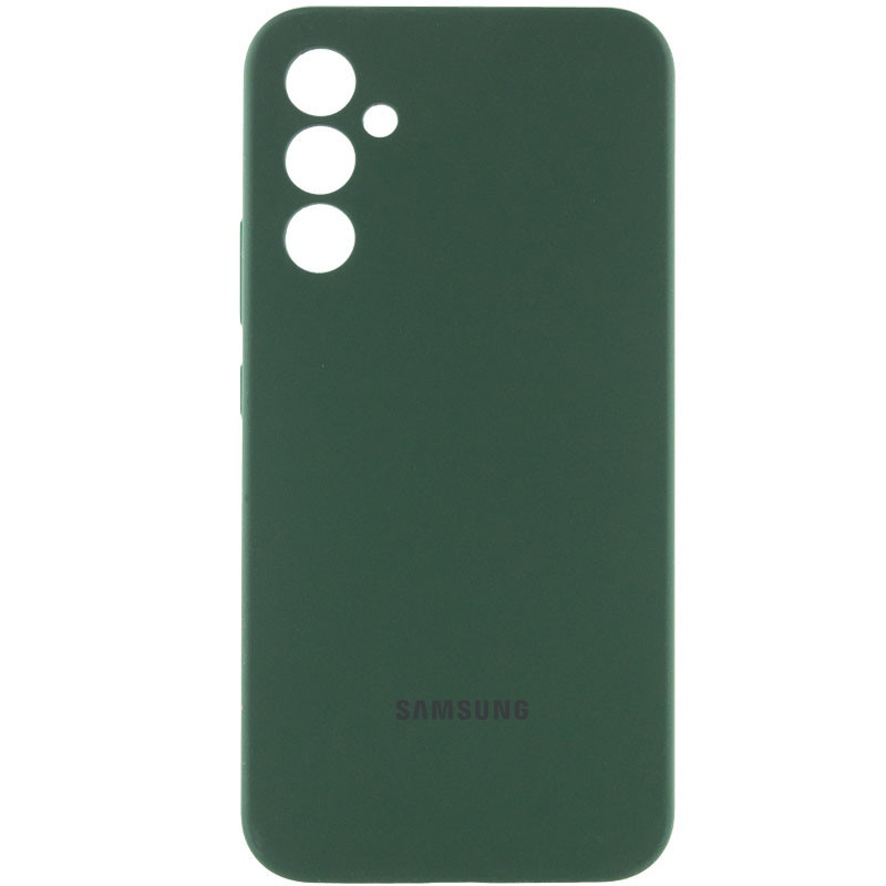 Чохол Silicone Cover Lakshmi Full Camera (AAA) with Logo на Samsung Galaxy S25 (Зелений / Cyprus Green)