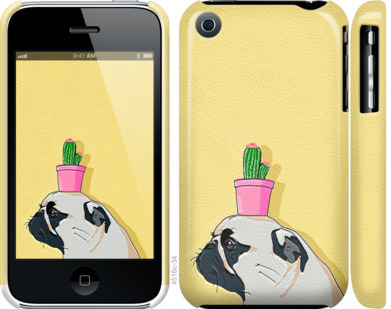 

Чохол Мопс з кактусом на iPhone 3Gs 795315