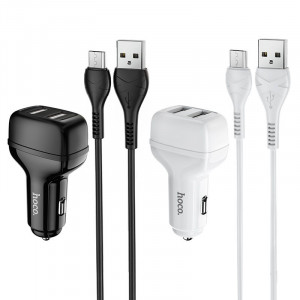 АЗУ Hoco Z36 (2USB/2.4A) + MicroUSB