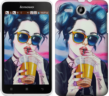 

Чехол Арт-девушка в очках для Lenovo A529 247013