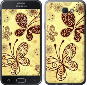 Чехол Красивые бабочки для Samsung Galaxy J7 Prime