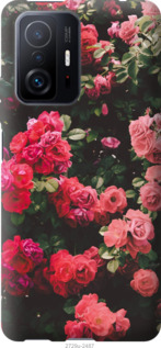 

Чехол Куст с розами для Xiaomi 11T Pro 1244387