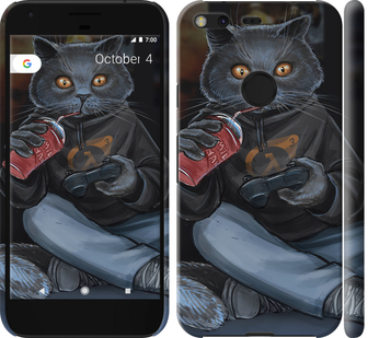 

Чехол gamer cat для Google Pixel XL 635698