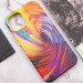 Купить Кожаный чехол Colour Splash with Magnetic Safe для Apple iPhone 14 Plus (6.7") (Orange / Red) на vchehle.ua