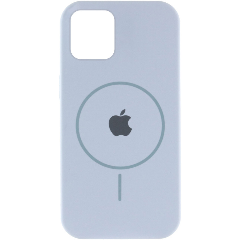 Фото Чехол Silicone Case Full Protective (AA) with Magnetic Safe для Apple iPhone 11 (6.1") (Голубой / Lilac Blue) на vchehle.ua