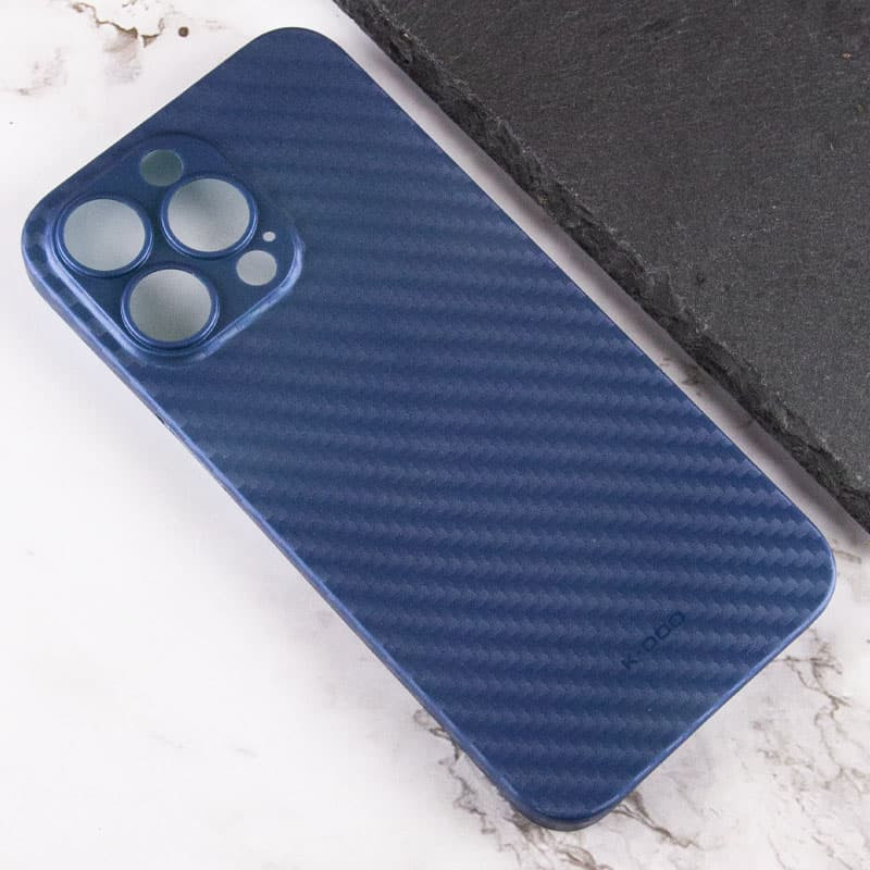 Фото Уценка Чехол K-DOO Air carbon Series для Apple iPhone 13 Pro (6.1") (Дефект упаковки / Blue) на vchehle.ua