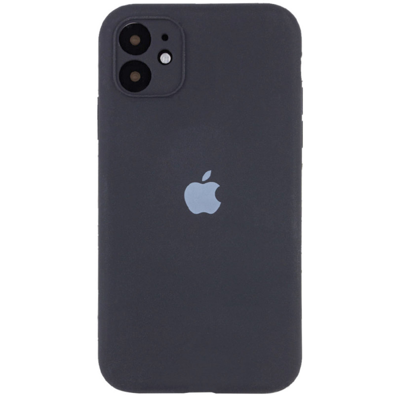 Чохол Silicone Case Full Camera Protective (AA) на Apple iPhone 11 (6.1") (Сірий / Dark Gray)