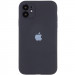 Чохол Silicone Case Full Camera Protective (AA) на Apple iPhone 11 (6.1") (Сірий / Dark Gray)