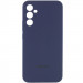 Чехол Silicone Cover Lakshmi Full Camera (AAA) with Logo для Samsung Galaxy S24+ (Темно-синий / Midnight blue)