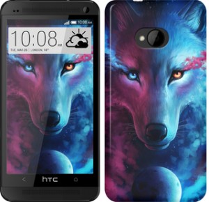 Чехол Арт-волк для HTC One M7