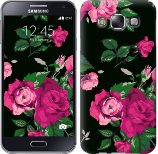 

Чехол Розы на черном фоне для Samsung Galaxy E5 E500H 546832