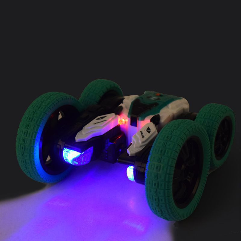 Машинка на радіокеруванні SHT DW02A Trick and Flip RC Car 2.4G (Green) в магазині vchehle.ua