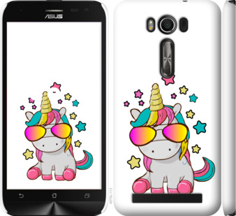 

Чехол Единорог в очках для Asus ZenFone 2 Laser ZE500KL 911971