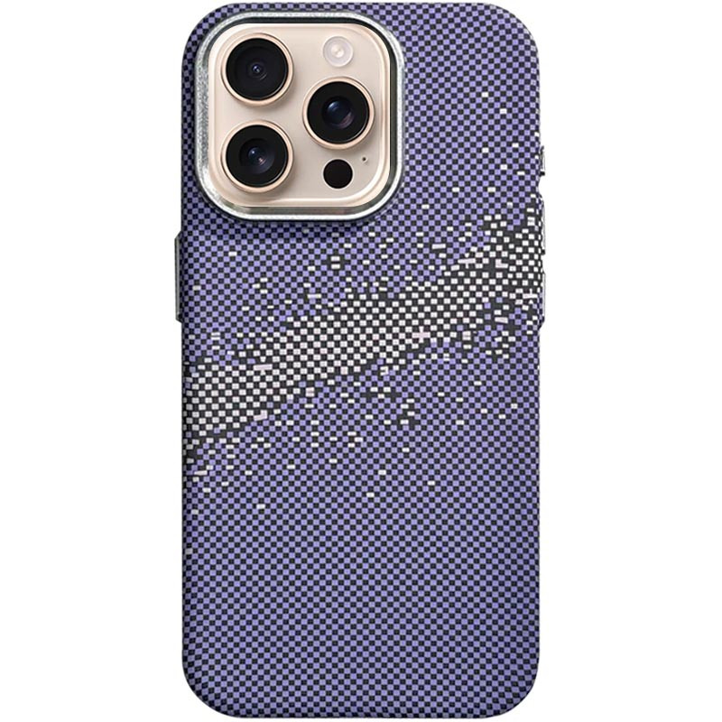 Пластикова накладка Kevlar with Magnetic Safe на Apple iPhone 14 Pro (6.1") (Purple)