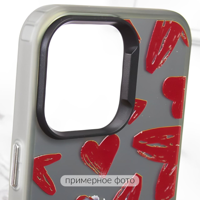 TPU+PC чехол TakiTaki Love magic glow для Samsung Galaxy S21 FE (Lovely dog / Black) в магазине vchehle.ua