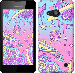 

Чехол Розовая галактика для Microsoft Lumia 550 633643