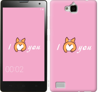 

Чехол Люблю1 для Huawei Honor 3C 804849