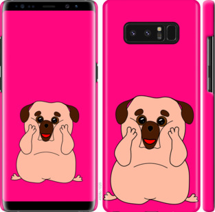 

Чохол Веселий мопс на Samsung Galaxy Note 8 928314