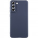 Чохол TPU GETMAN Liquid Silk Full Camera на Samsung Galaxy S21 (Синій / Midnight Blue)