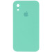 Чохол Silicone Case Square Full Camera Protective (AA) на Apple iPhone XR (6.1") (Бірюзовий / Turquoise)