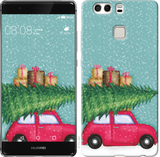 

Чохол Машина з подарунками на Huawei P9 Plus 867685