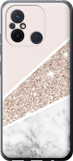 Чехол Пастельный мрамор для Xiaomi Redmi 12C