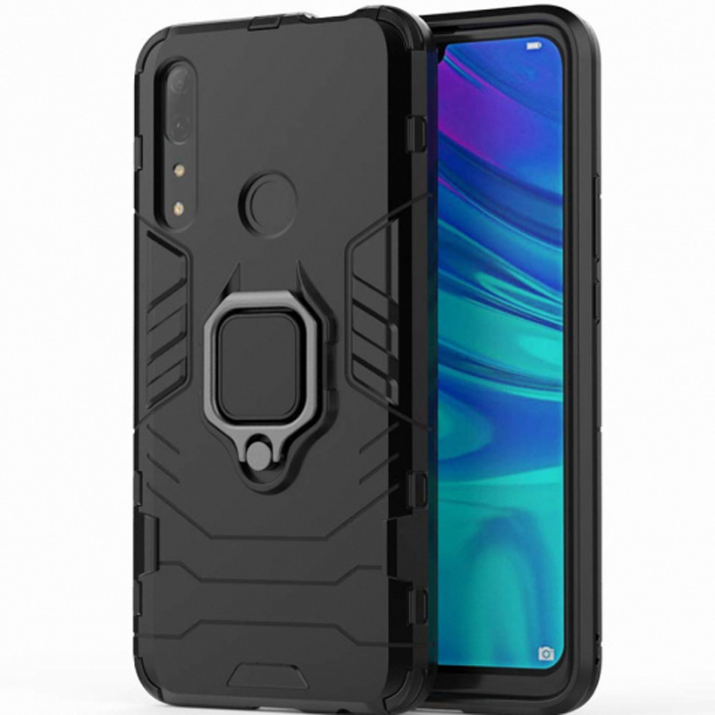 

Ударостійкий чохол Transformer Ring for Magnet на Huawei P Smart Z (Чорний / Soul Black) 717453