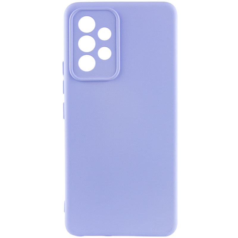 Чохол Silicone Cover Lakshmi Full Camera (AA) на Samsung Galaxy A52 4G / A52 5G / A52s (Бузковий / Dasheen)