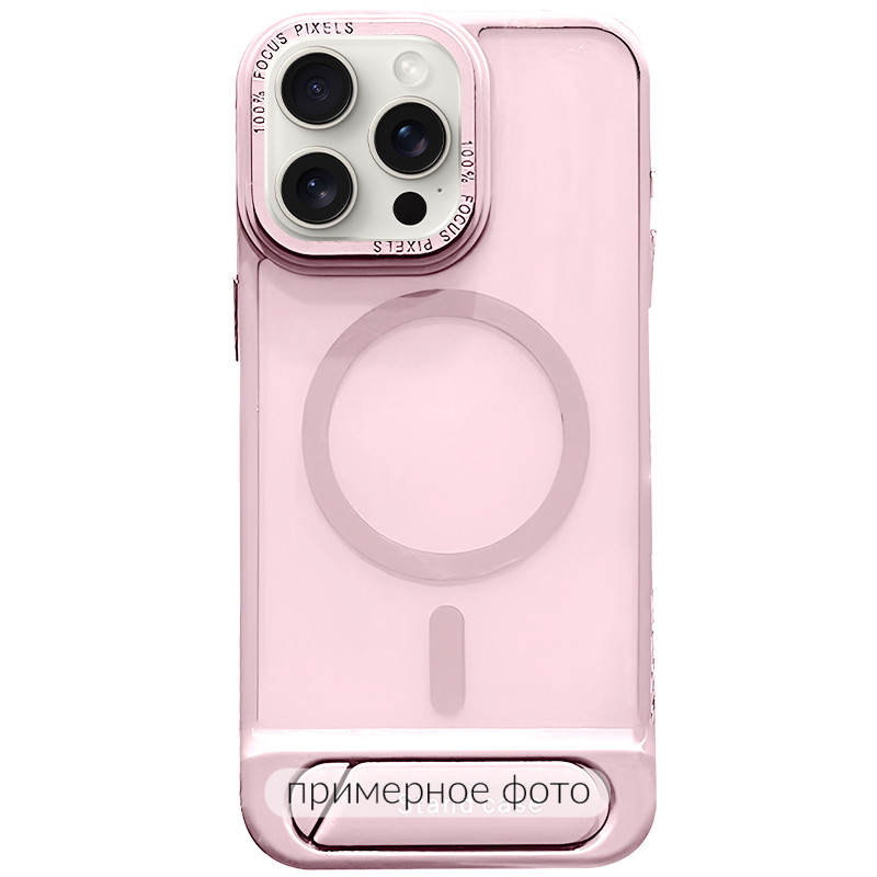 TPU+PC чехол Stand case для Apple iPhone 14 Pro Max (6.7") (Pink)