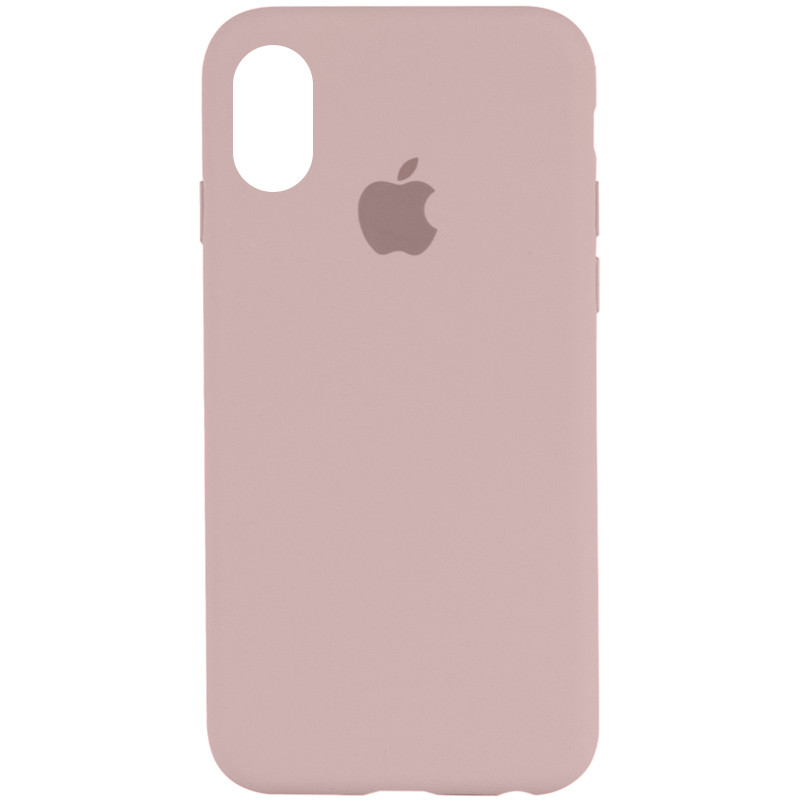 Чехол Silicone Case Full Protective (AA) для Apple iPhone XR (6.1") (Розовый / Chalk Pink)